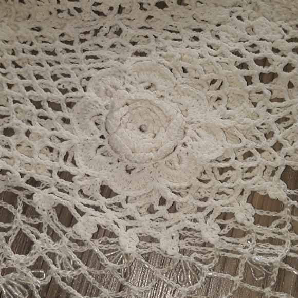 NANETTE LEPORE vintage crochet shawl - Picture 2 of 7